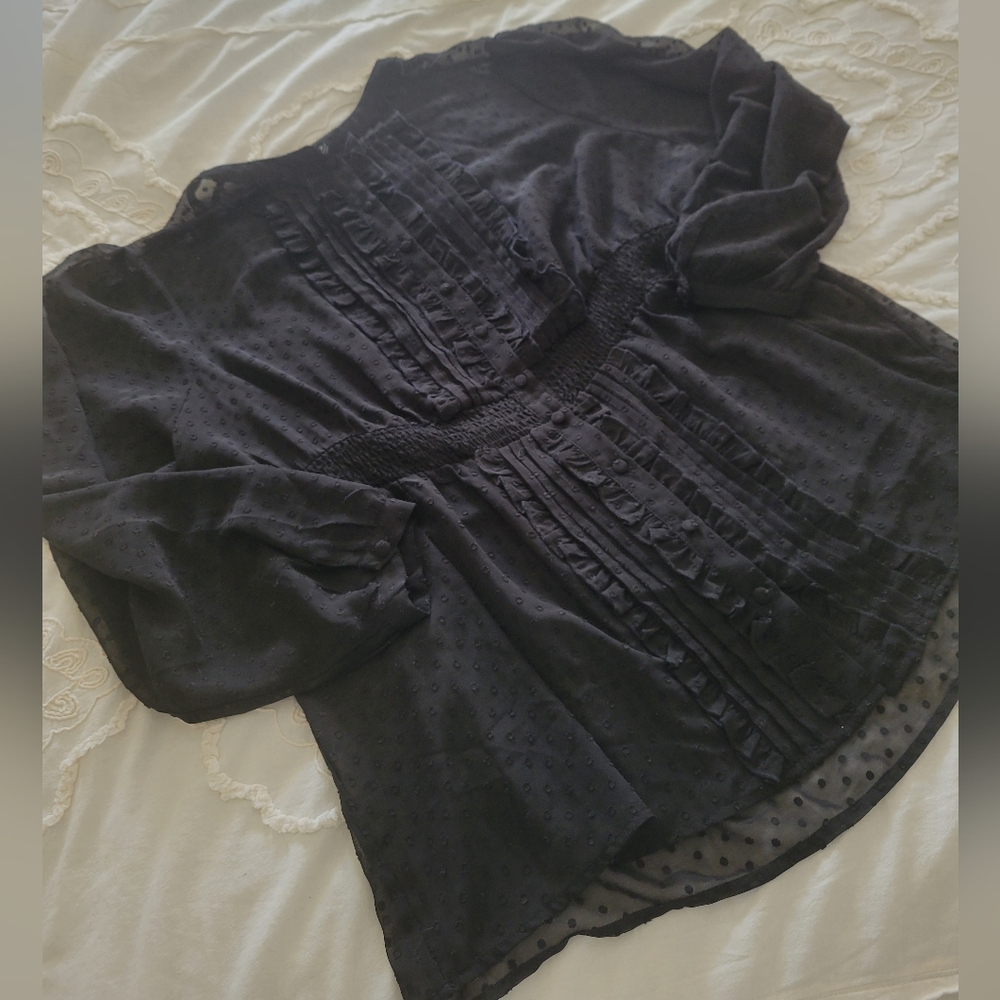 Elegant Black Torrid Top